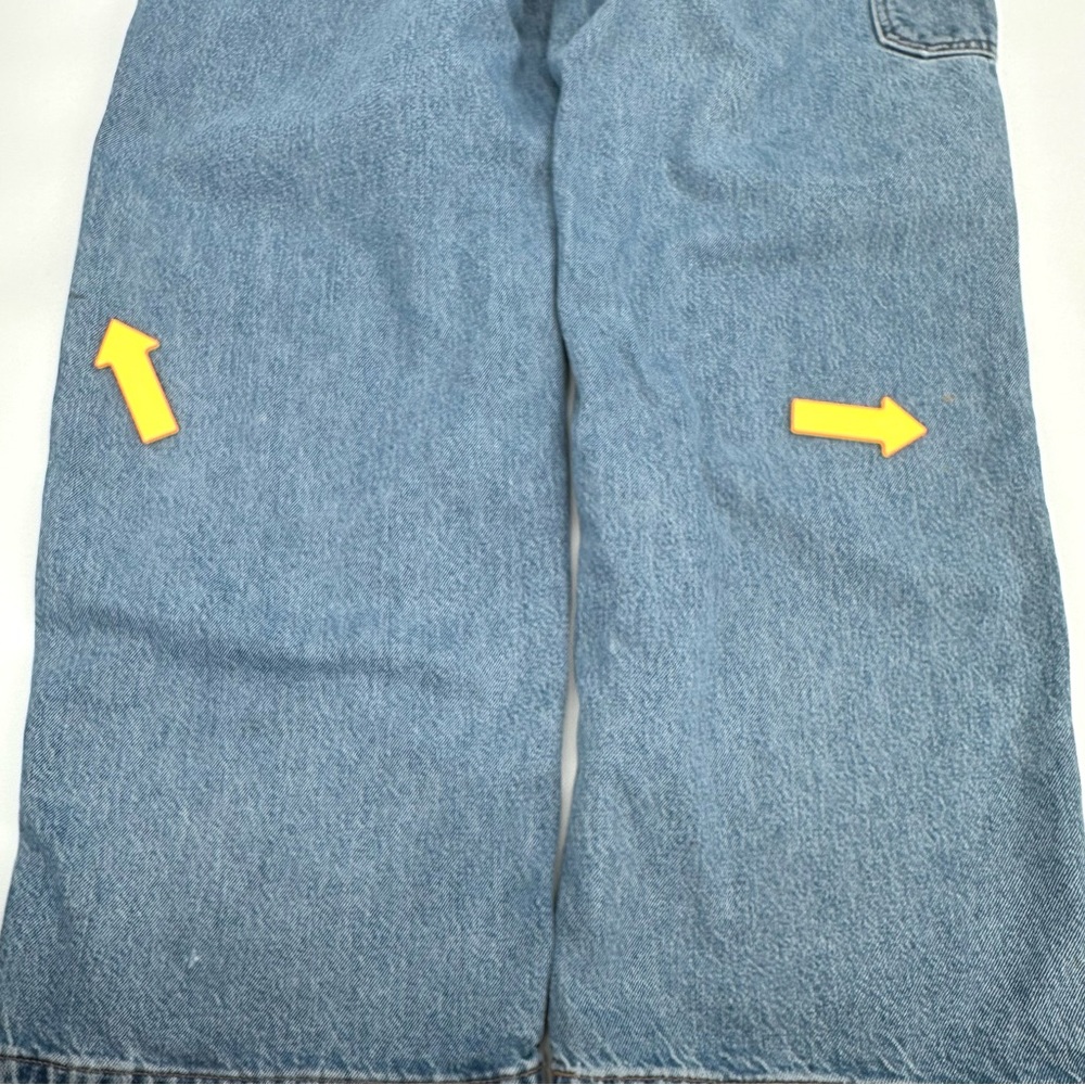 VTG Y2K Calvin Klein Carpenter Jeans Men’s 38 Cotton Faded Stonwash Distressed - Picture 10 of 16
